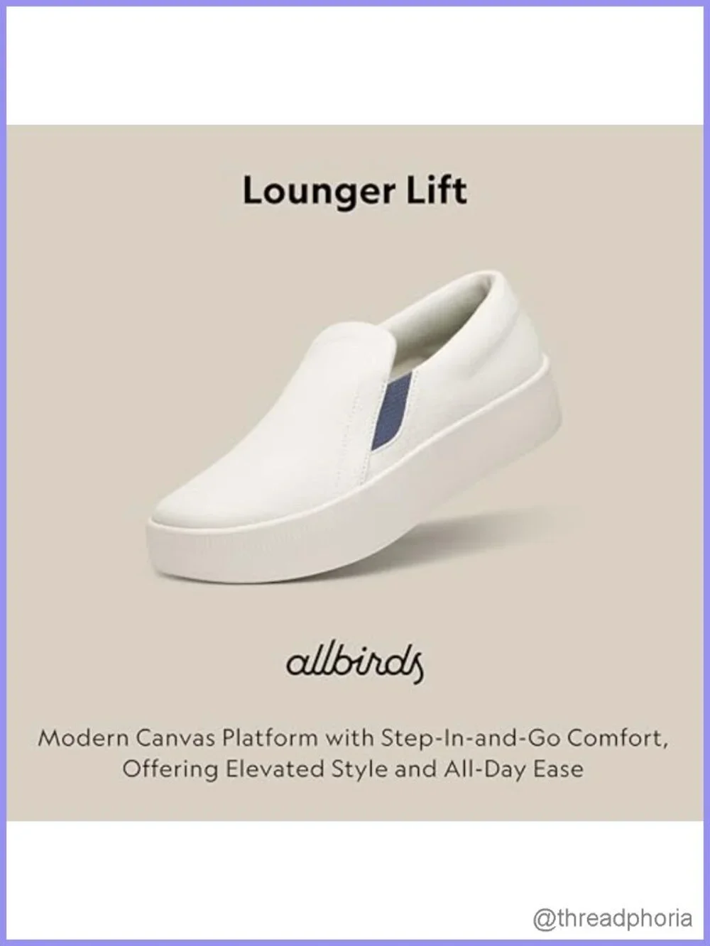 Allbirds Lounger Lift Slip-On Platform Fashion Sneakers Women's Casual